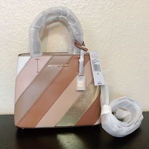 NWT Michael Kors Adele Medium Satchel Messenger